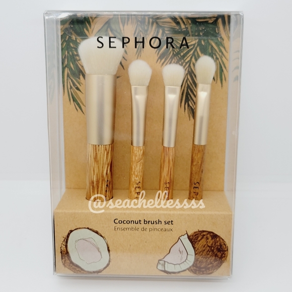Sephora Other - Sephora Coconut Makeup Brush Set | Brand New in Box | Authentic